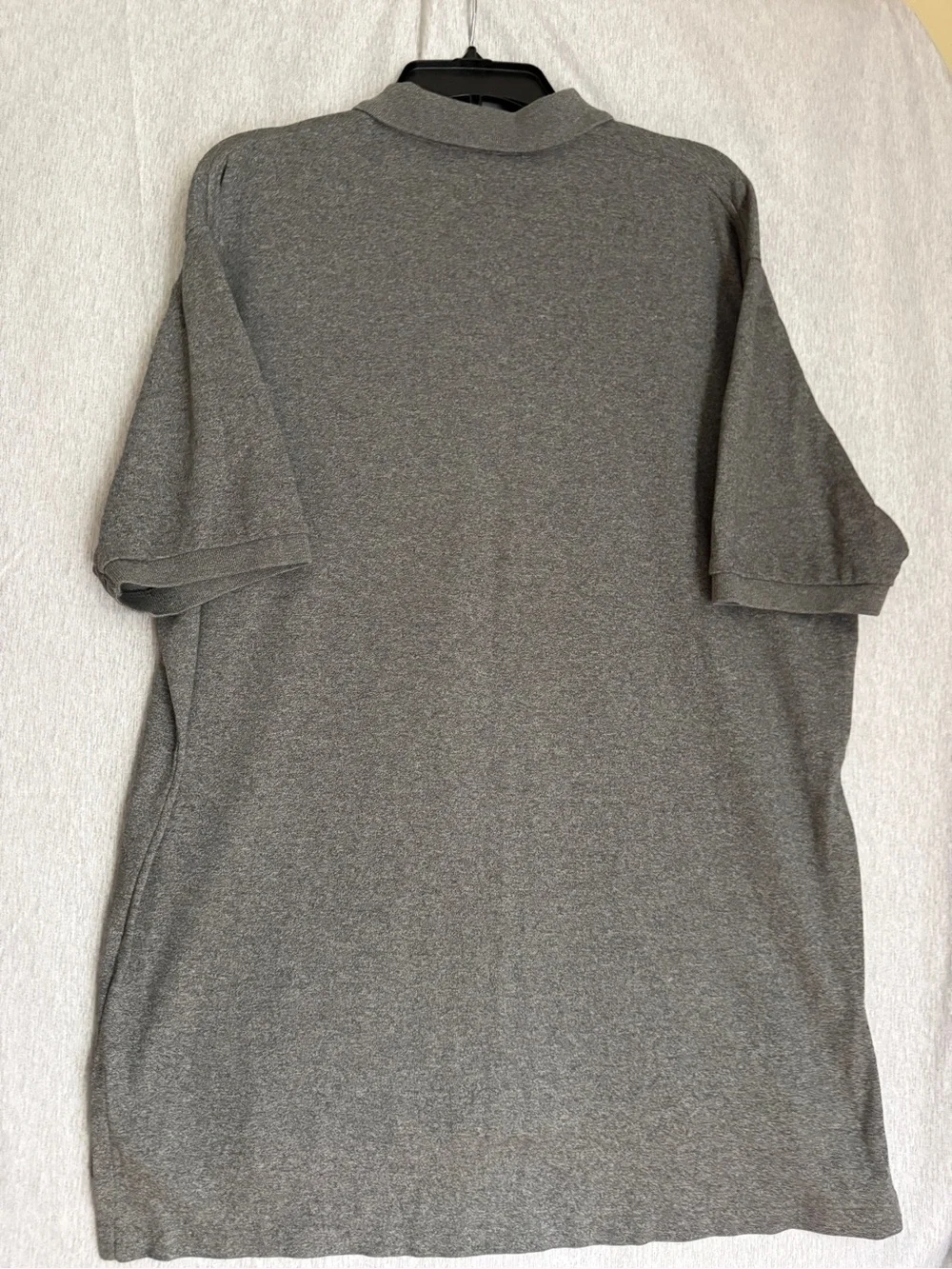 Polo Ralph Lauren Men's Size XL Gray Short Sleeve Polo Classic Fit Cotton
